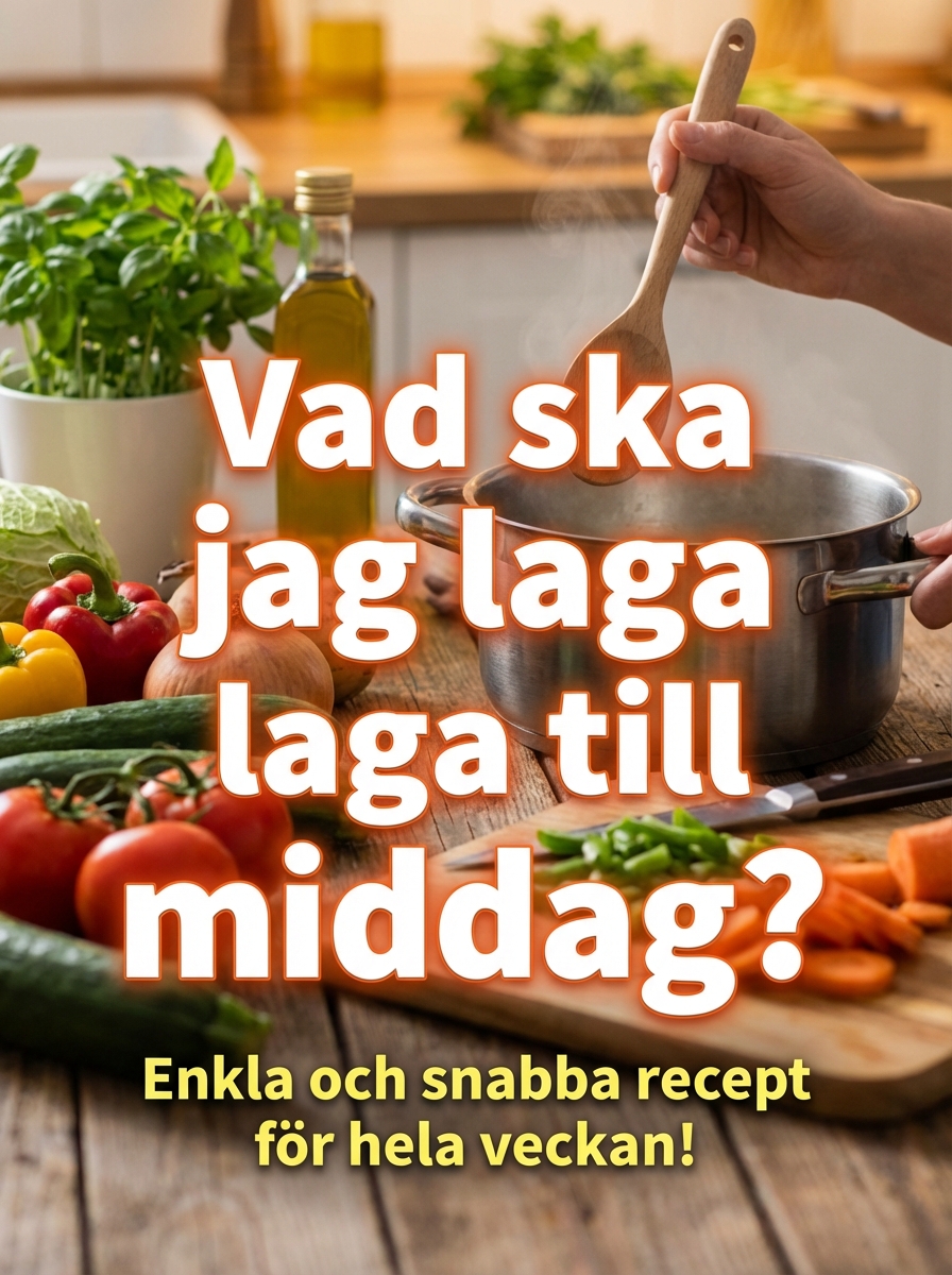 Vad ska jag laga till middag?: enkla och snabba recept för hela veckan – vardagsinspiration